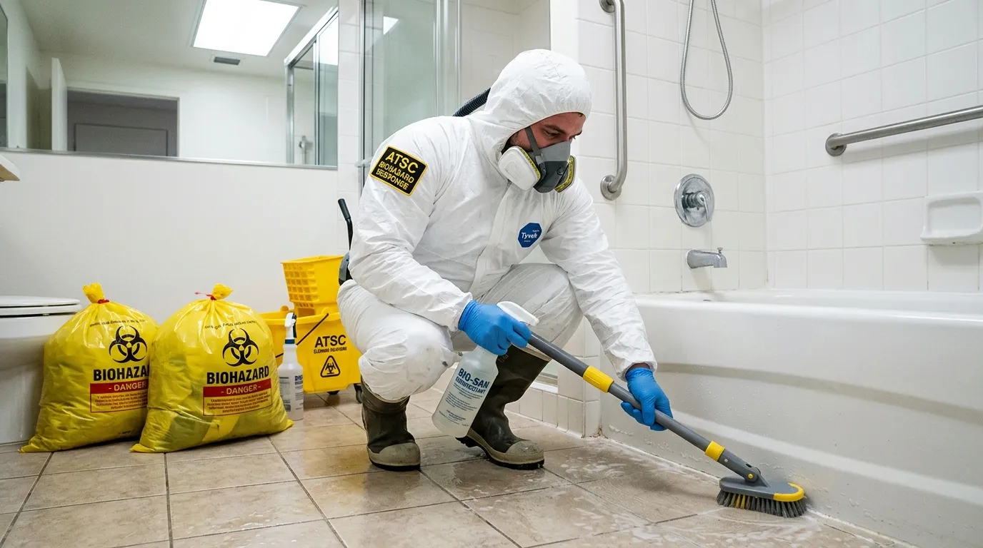 Decontamination equipment deployed for Blood Cleanup in Northwest Harborcreek